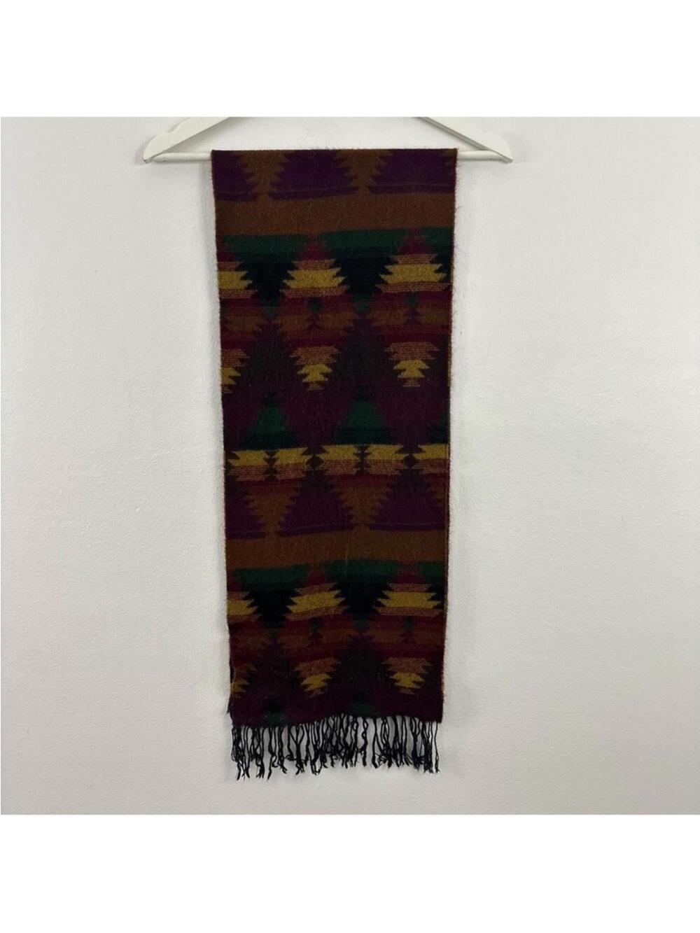 Modena Aztec Southwestern Boho Fringe Scarf